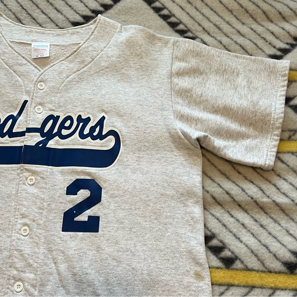 Vintage Los Angeles dodgers baseball jersey #2 by Teamwork Made In USA - Picture 12 of 16